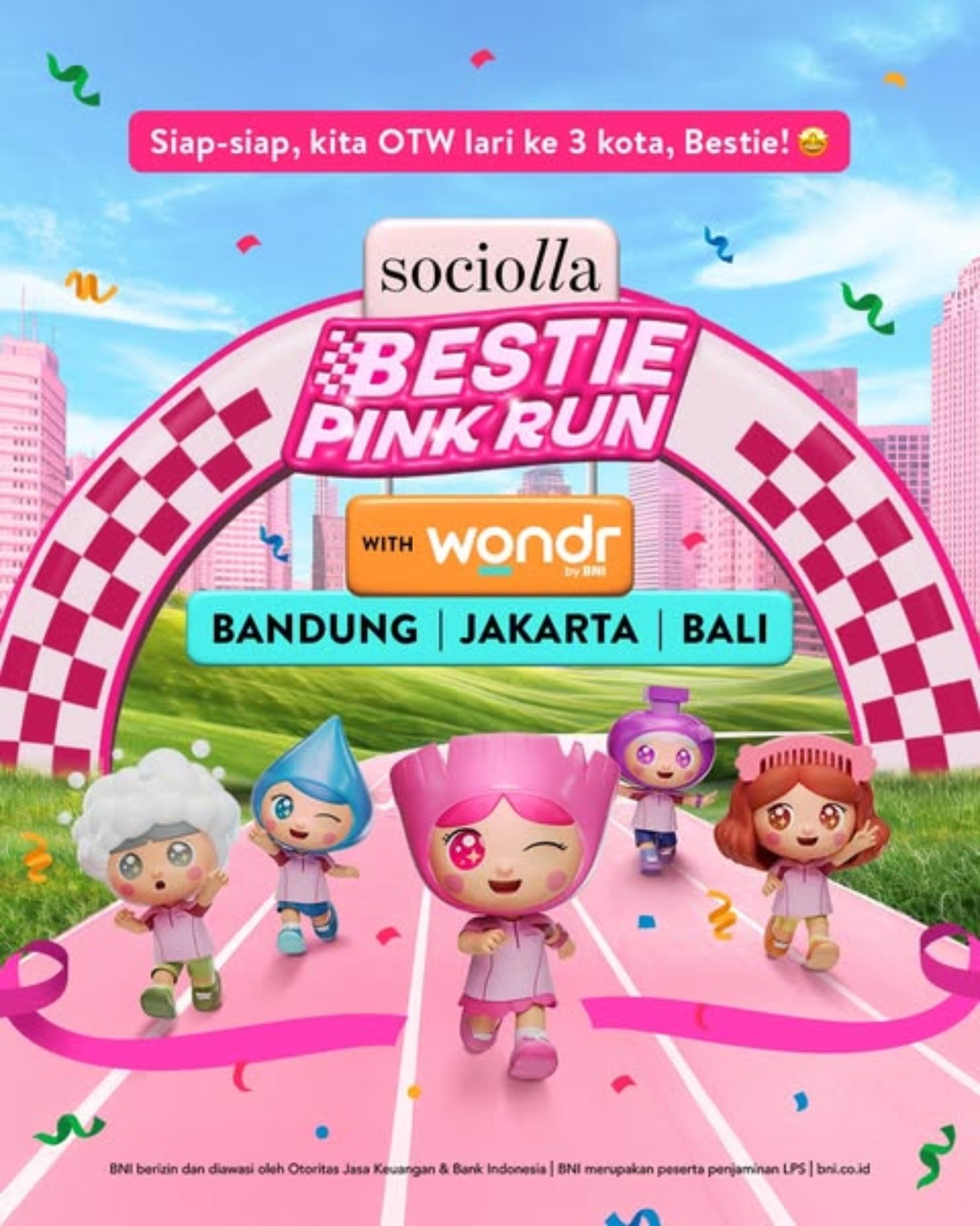 ​Sociolla Bestie Pink Run Bali