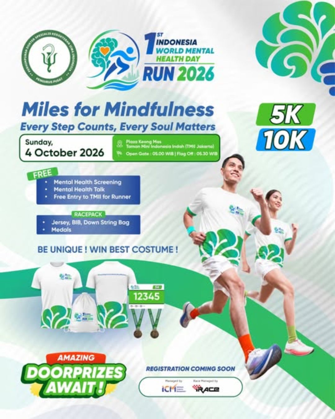 The 1st Indonesia World Mental Health Day Run 2026
